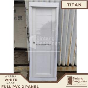 Pintu Full PVC 2 Panel TITAN | Pintu Full PVC