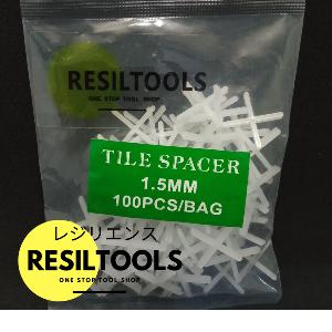 Tile Spacer 1.5 mm Pembatas Perata Granit Tile Cross Laveling 100pcs