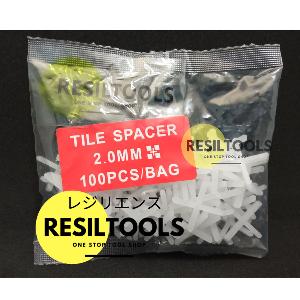 Tile Spacer 2 mm Pembatas Perata Granit Tile Cross Laveling 100pcs