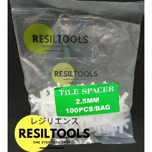 Tile Spacer 2.5 mm Pembatas Perata Granit Tile Cross Laveling 100pcs