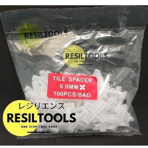 Tile Spacer 6 mm Pembatas Perata Granit Tile Cross Laveling 100pcs