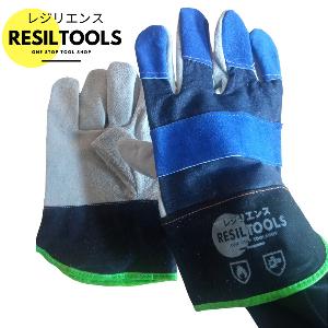 Sarung Tangan Las kerja Kombinasi 25 cm Safety Glove Crusting Kulit