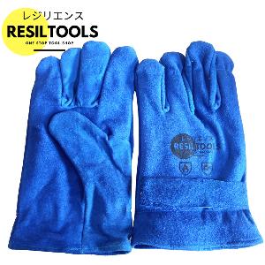 Sarung Tangan Kulit Las 27 cm Welding Gloves Pengikat Lengan Tebal