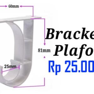 bracket rollet dan rel Plafon